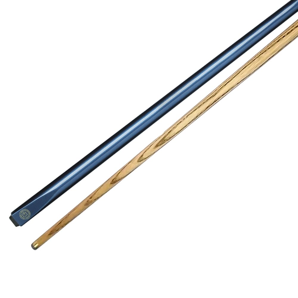 BCE Unisex Er-60 BCE 2 Piece Ash Snooker Pool Cue 145cm with 9 5mm tip, black butt/ natural wood shaft, 57 UK