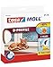 Price comparison product image tesamoll D-Profile Seal - Self Adhesive Rubber Draught Excluder for Insulating Gaps in Windows and Doors - White - 25 m x 9 mm