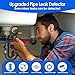 Waterleak Detector Tool Kit for Underground Pipe Water Leak Sensor Alarm for Home, Pipeline Leak Leakage Detector Sound Intensifier for Site, Tube Construction, Car Maintenance (#1)