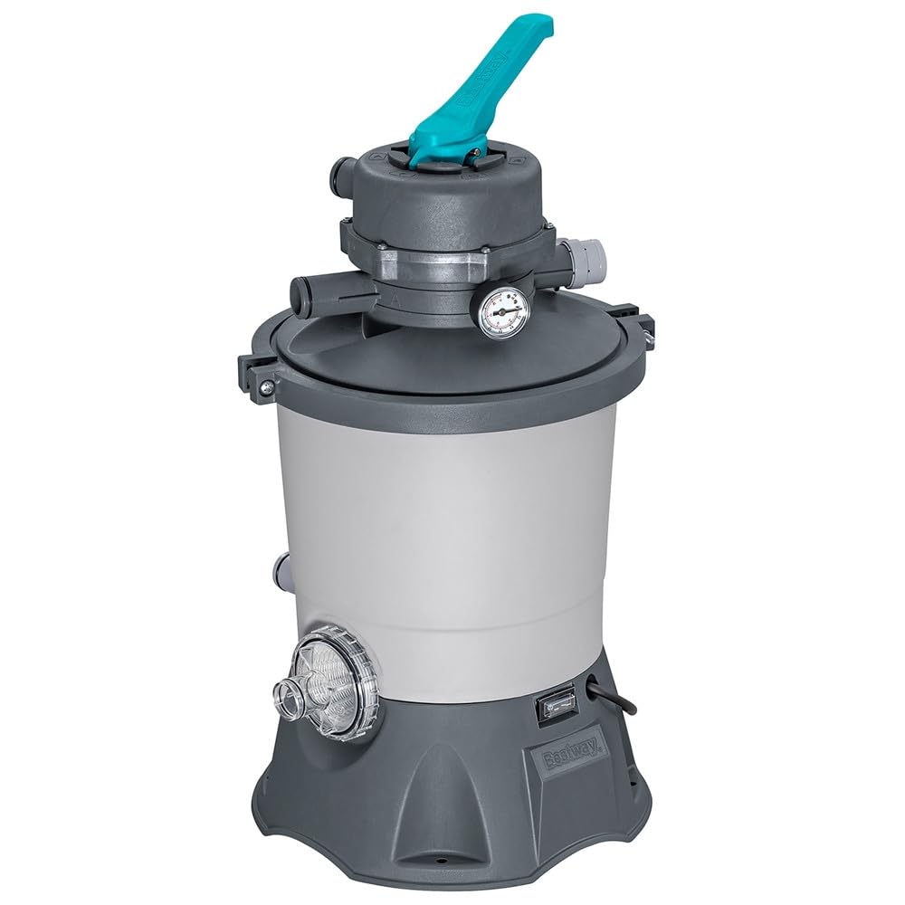 Trade Shop - Pompa di Filtraggio A Sabbia capacità Pompa 3.028 Lt/h Piscina Fuori Terra 58515