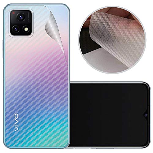 Image of Compatible with Vivo Y52S Back Screen Protective Film Carbon Fiber Skin Transparent Screen Guard Sticker