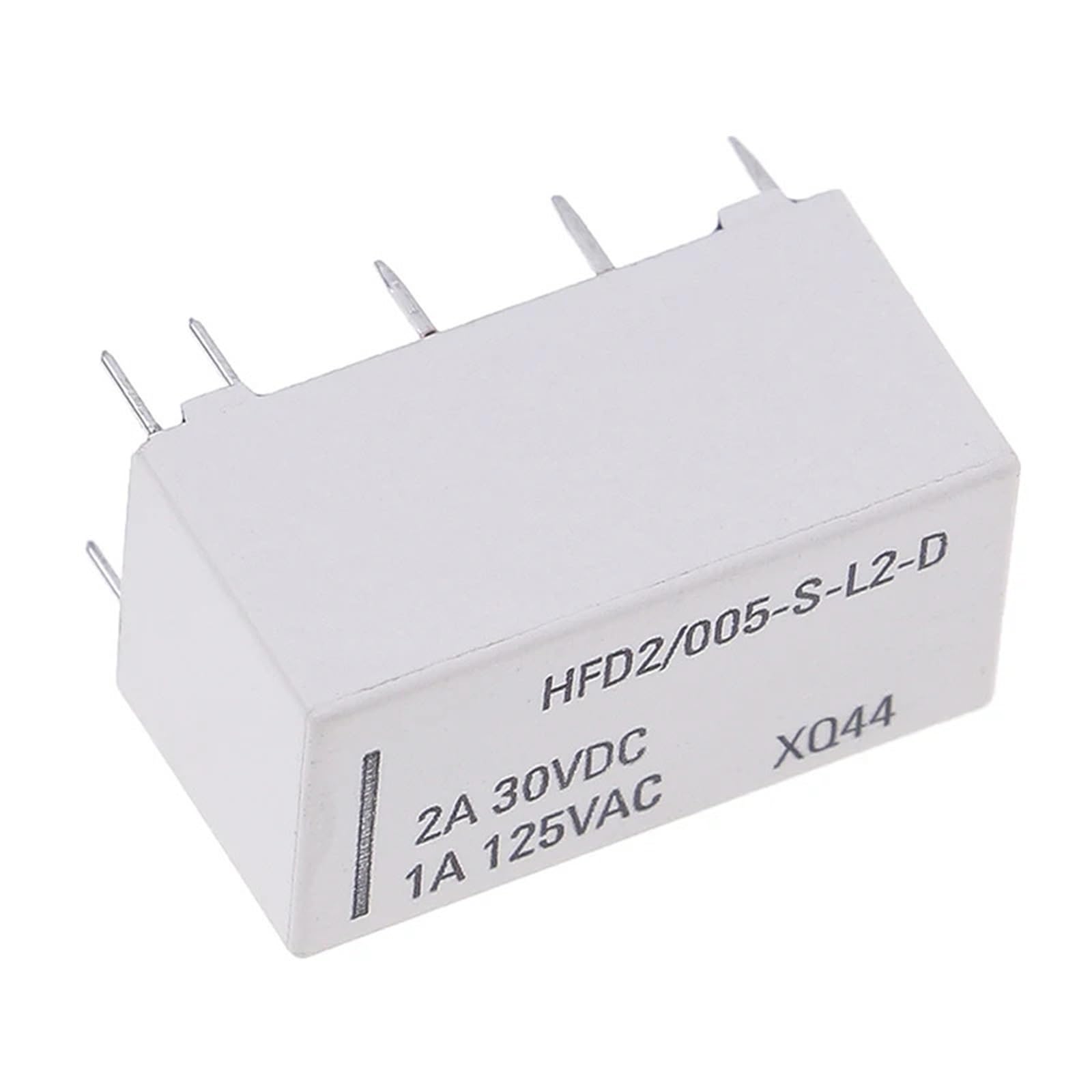 Relais bistable DPDT 12V HFD2/005-S-L2-D de commutation 2A