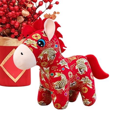 Generico Caballo De Peluche,Compañero Relajante De Acostarse | Muñeca De Peluche Caballo Para El Año | Para Coleccionistas Novia Niños Niñas Hermanas Sofá Sofá Escritorio Fiesta