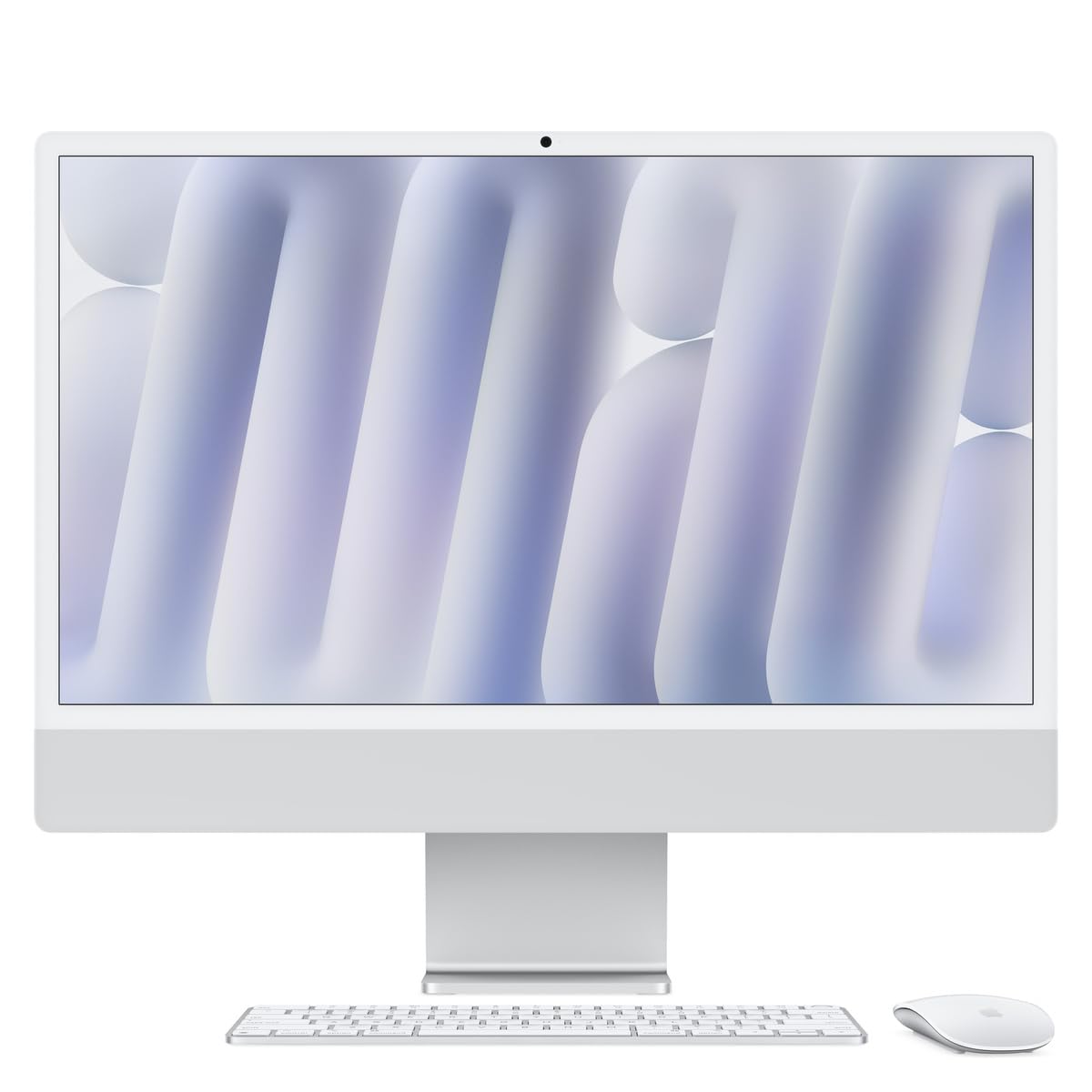 Apple 24-inch iMac with Retina 4.5K display: Apple M4 chip with 10-core CPU and 10-core GPU, 16GB, 512GB SSD - Silver
