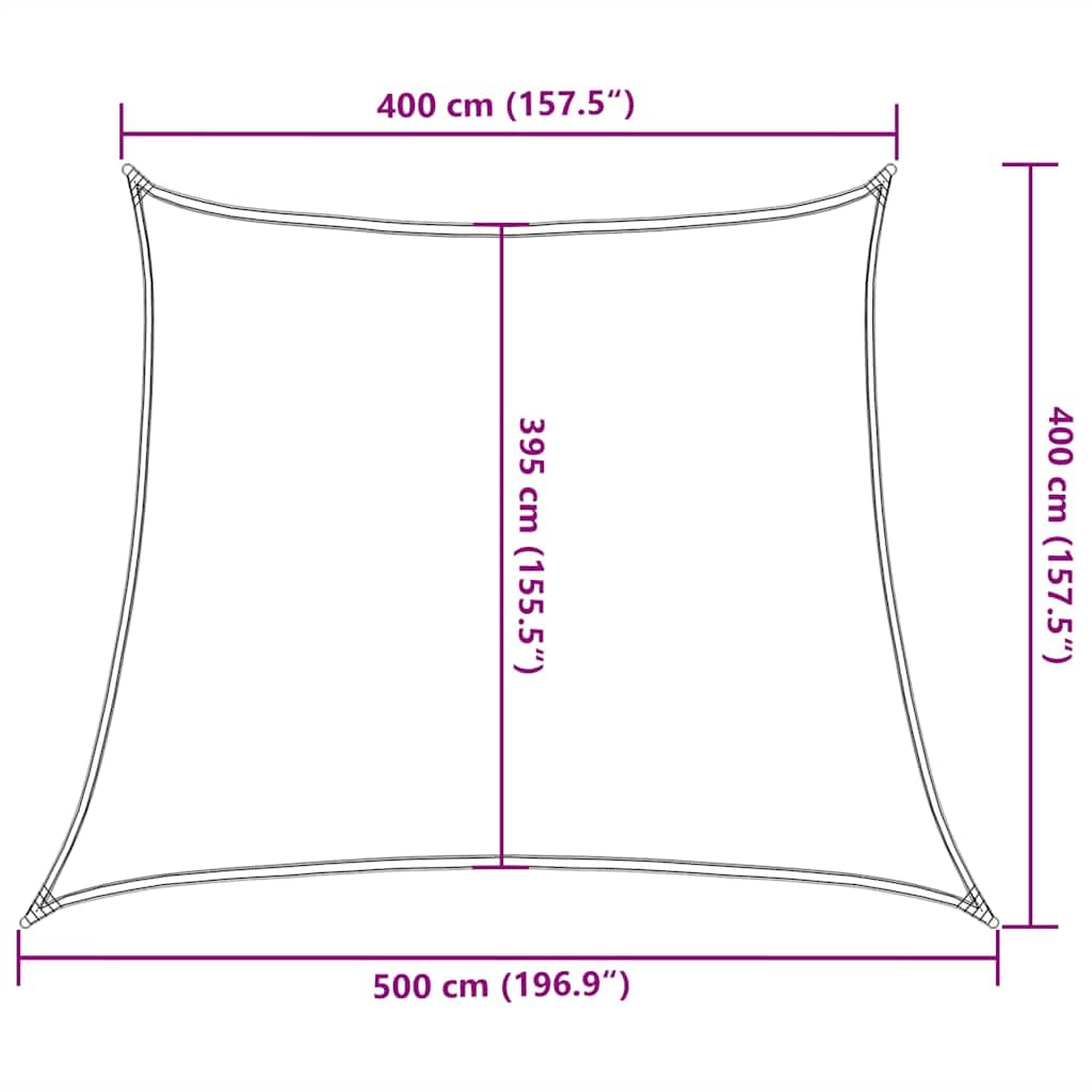 Voile d ombrage trapèze Noir 160 g m2 4 5 x 4 m en PEHD, Parasol pour Jardin terrasse Balcon extérieur, Protection Soleil UV Pluie, Fixation Acier Inoxydable