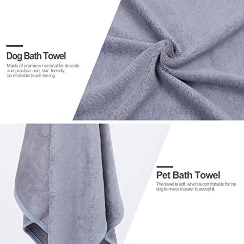 UKCOCO Toalha de Banho para Animais de EstimaÃ§Ã£o Toalha de Banho de PoliÃ©ster Macio Absorvente de