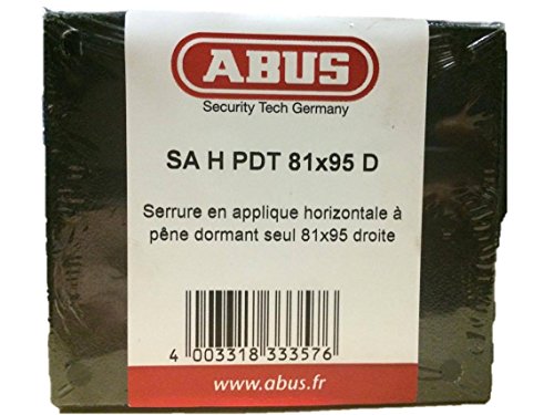 ABUS fc0461104 a Seine H PDT 95 D Kastenschloss, mit Griff/horizontale mit mit Schlüssel für Öffnung Außen Rechts 81 x 95