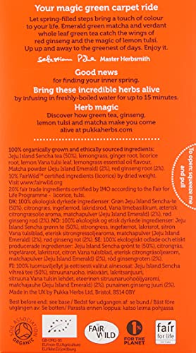 Té verde orgánico ginseng matcha 20 sobres miniatura 2