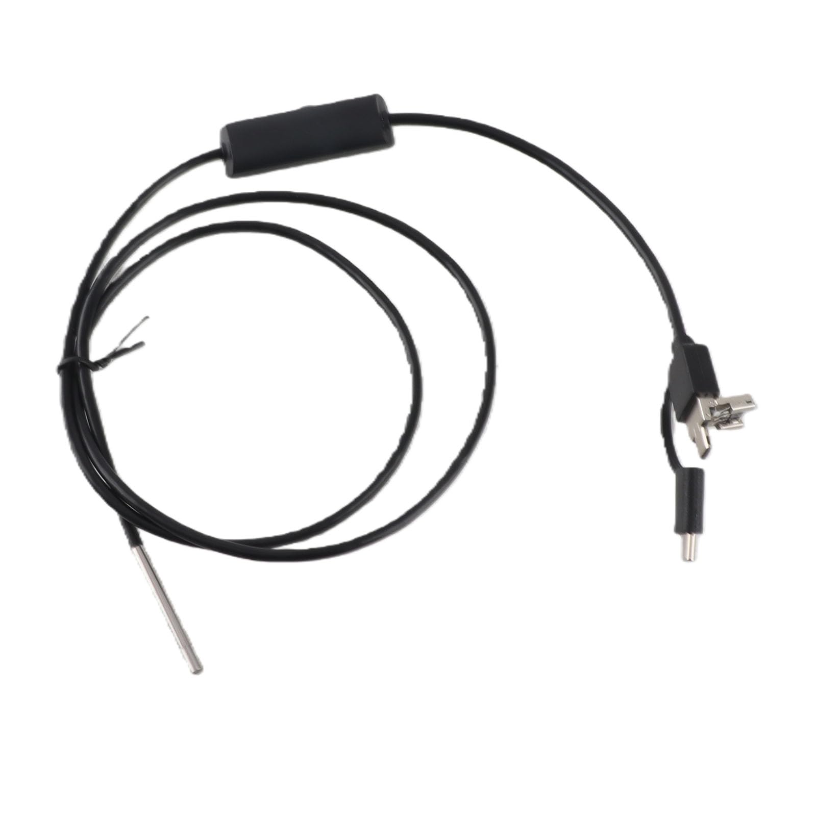 3 en 1 Endoscope Caméra 3.9mm Lentille Étanche Endoscope Inspection Serpent Caméra Endoscope pour Android TypeC Téléphone Mobile