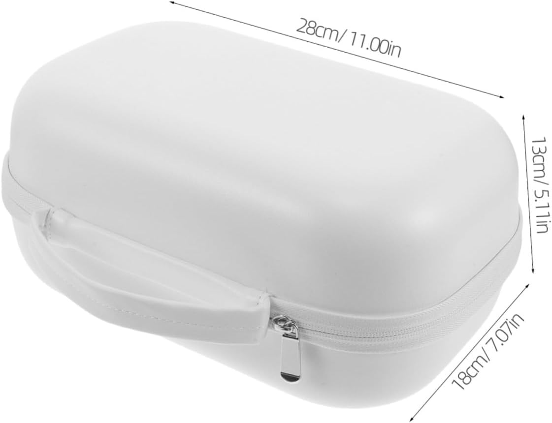 Waterproof Hard Shell Carrying Bag with Removable Tray and Mesh Pocket, and Portable Pump Storage Case Eva and Metal Material, Size for Wearable Breast Pumps for Travel and Work
