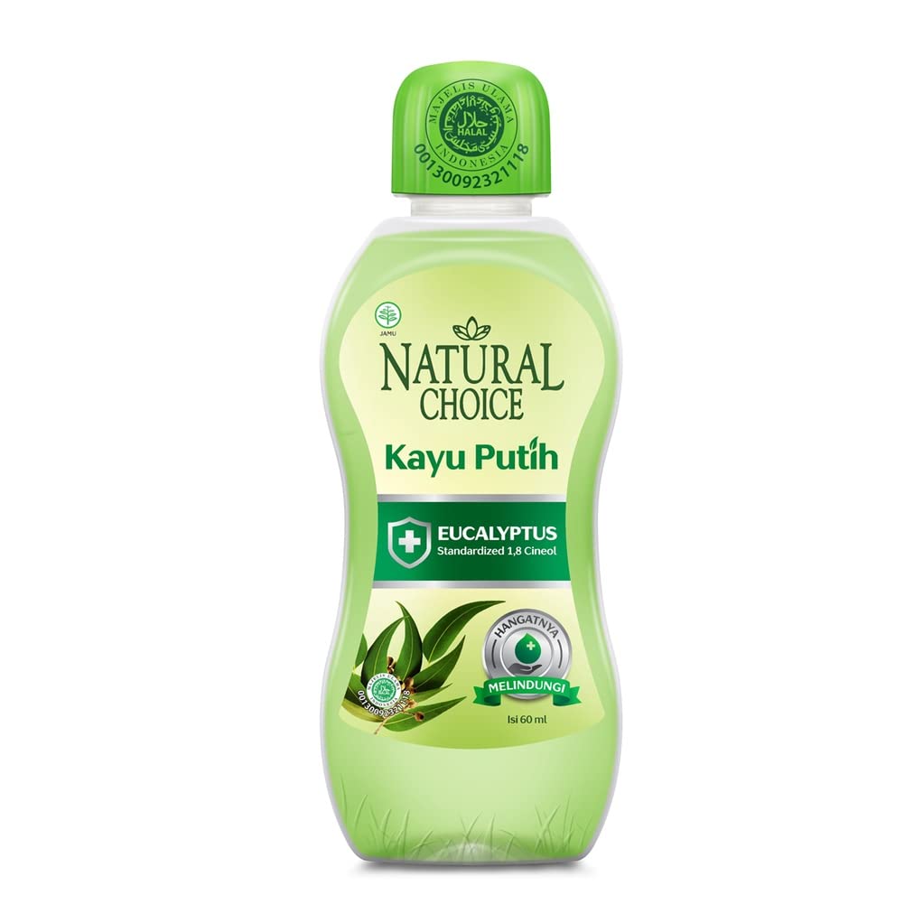 Natural Choice Minyak Kayu Putih Eucalyptus Oil, 60 Ml (6 bottles)