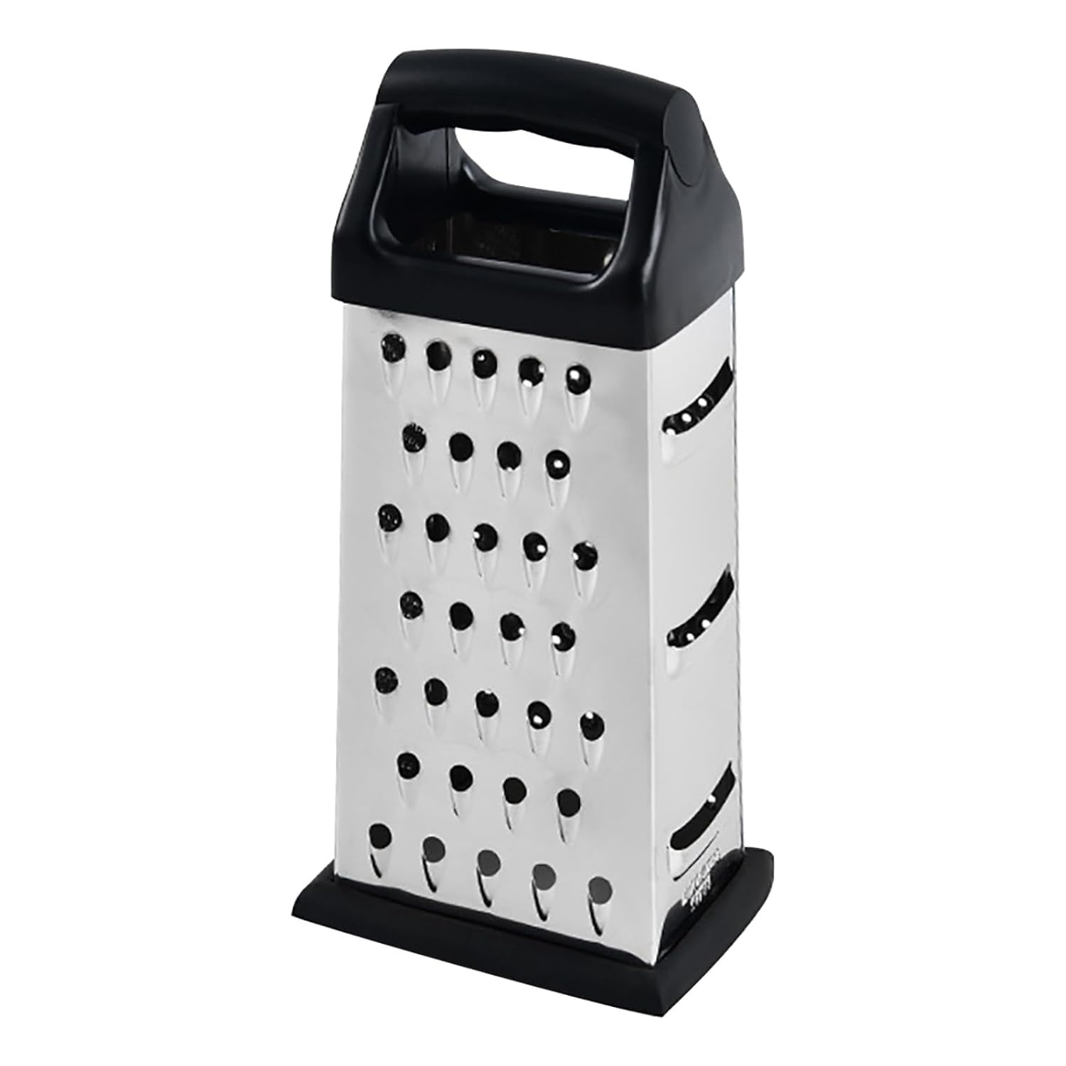 Cheese Grater with Handle Stainless Steel Vegetable Slicers Food Shredder Box Grater with 4 Sides for Vegetables Ginger