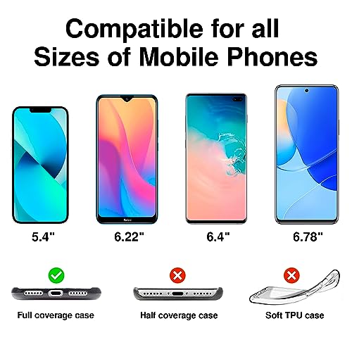 TBOC Cordón Correa Cuerda Universal [Rosa Claro] Colgar Funda Teléfono Móvil en Cuello - Cinta Cadena Colgante con Parche de Plástico - Colgador Lanyard con Enganche Llavero Móviles Accesorios - imagen 3