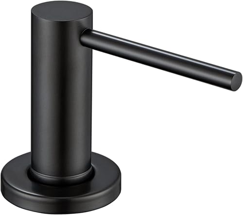 Darnok 78111SS Luca - Dispensador de jabón para platos para fregadero de cocina, bomba para lavar platos, jabón líquido o loción de manos, recarga