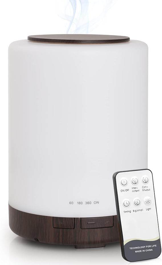 WD&CD Aroma Diffuser Luftbefeuchter 300ml mit Fernbedienung