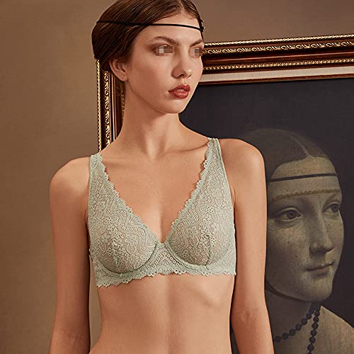 Soutien-gorge en dentelle brodée blanc pour sublimer vos tenues d'été transparentes