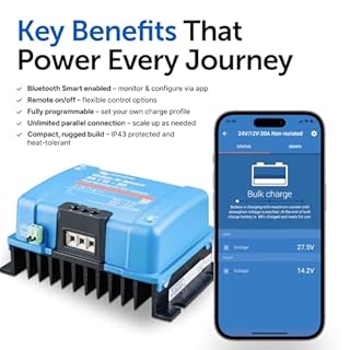 Victron Energy Orion-Tr Smart 24/12-Volt 30 amp 360-Watt DC-DC Charger Non-Isolated (Bluetooth)