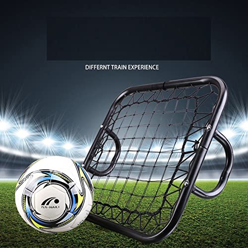 Rete da calcio Pro Rebounder portatile per calcio rimbalzo – Rete di rimbalzo per allenamento portiere (rosso)