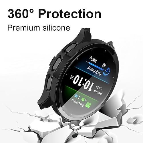 Coque Venu 3S 41mm en PC rigide avec protège-écran Lamshaw Lot de 2
