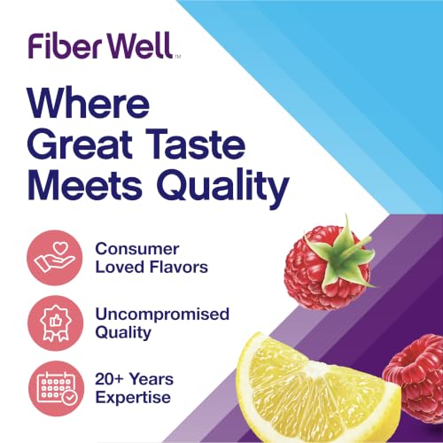 FiberWell Organic Fiber Powder Supplement | 10g | 11 oz | GLP-1 Friendly | Sugar Free | with Probiotics | for Digestive & Gut Health | Yummy Raspberry Lemon Flavor | Gluten and Dairy Free Formula - image 8