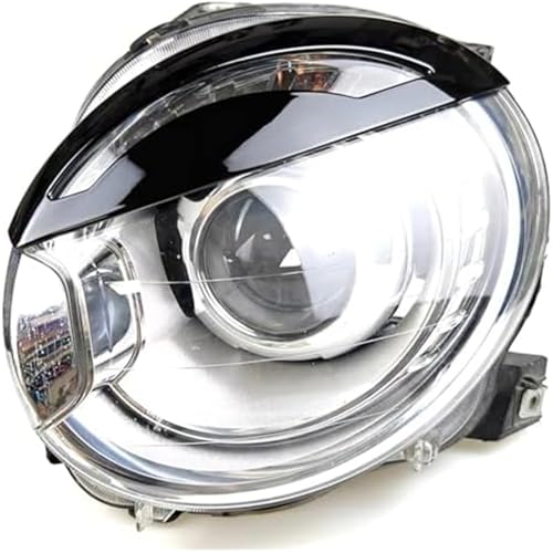 Cache sourcil de phare Abarth 595 finition prestige ABS noir brillant