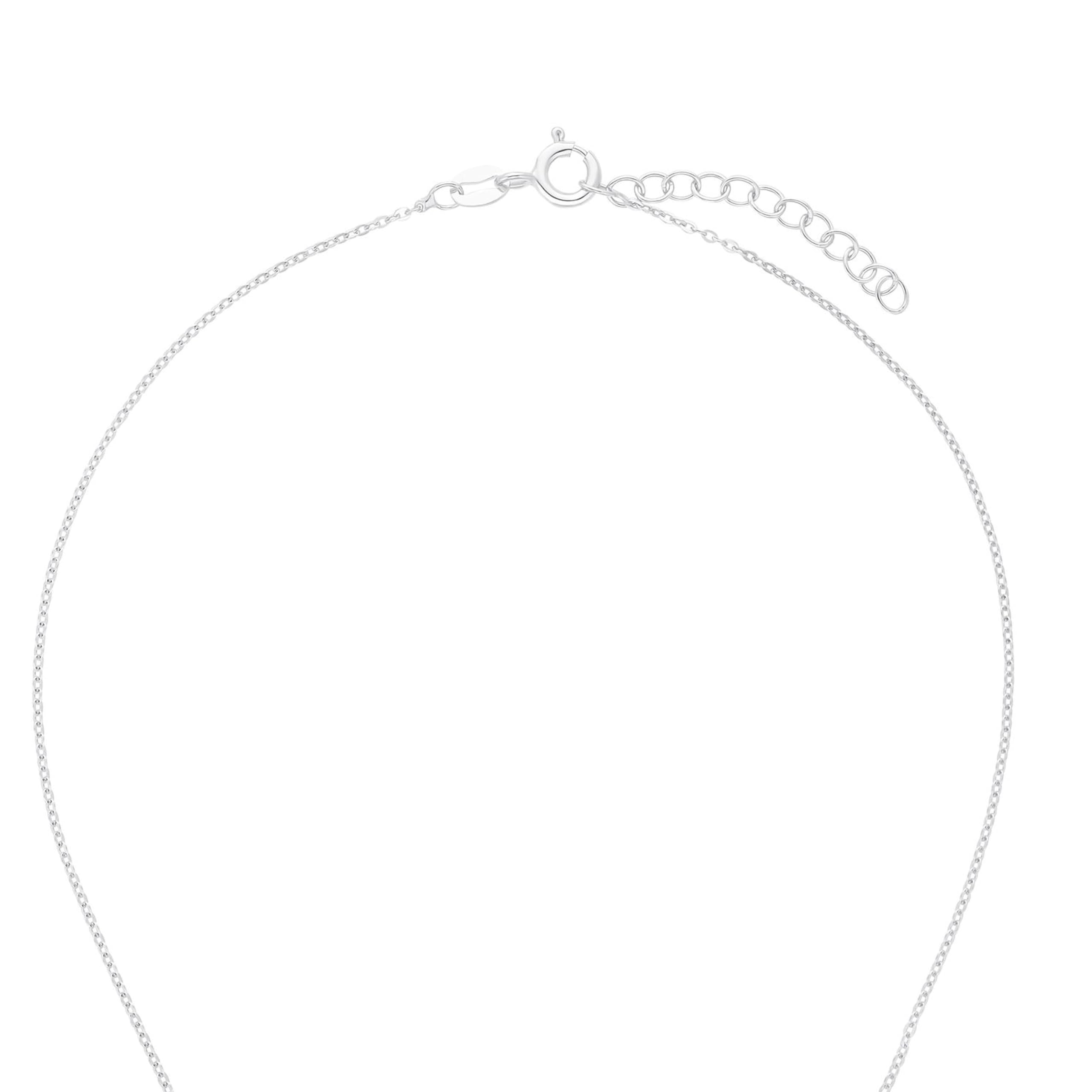 amor Collar con colgante de plata de ley 925 para niñas, color plata, viene en caja de regalo de joyería