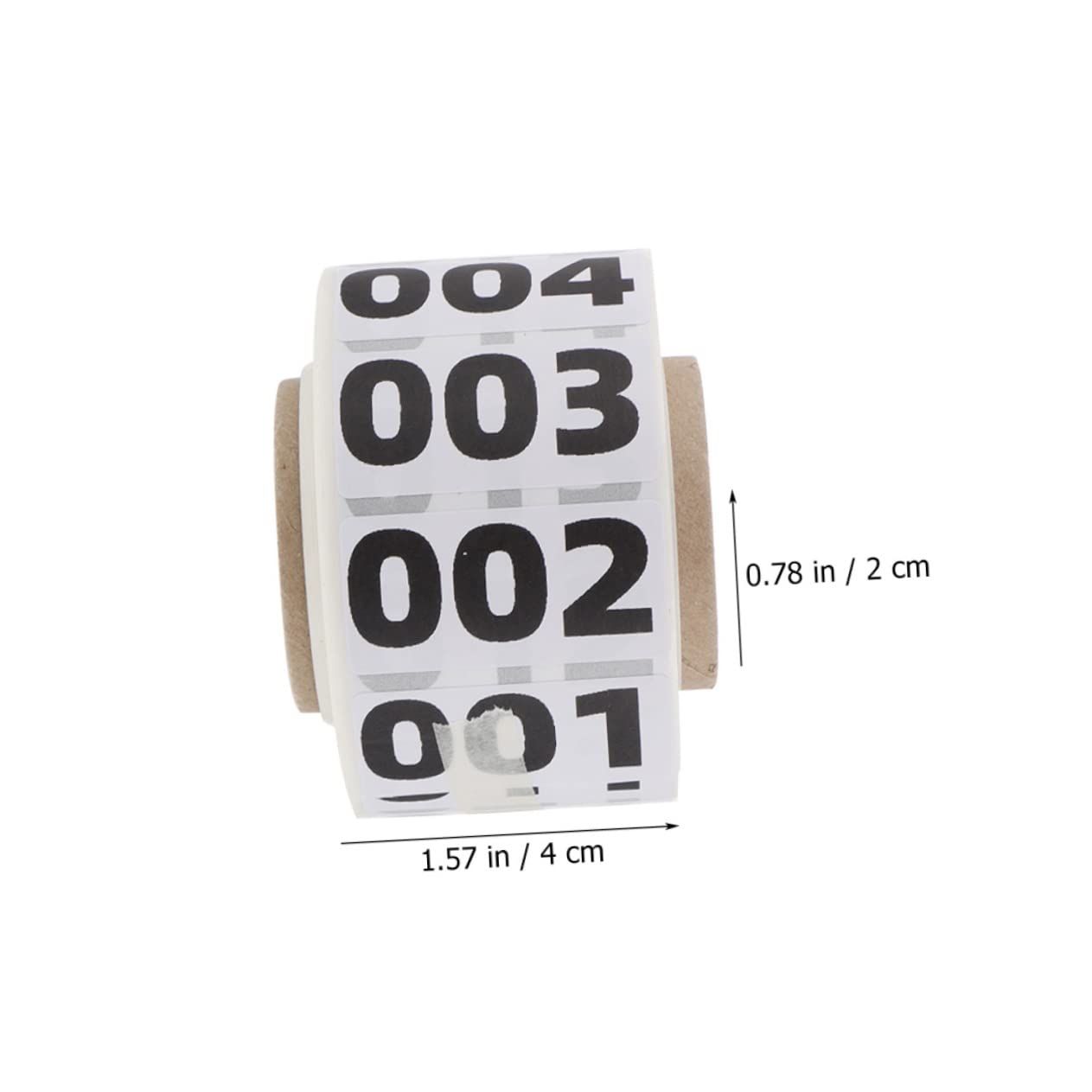 TEHAUX 3rollen Roll Circle Nummernaufkleber Selbstklebende -labels Für Lagerorganisation Wasserfest Für Klassifizierung Und Versand