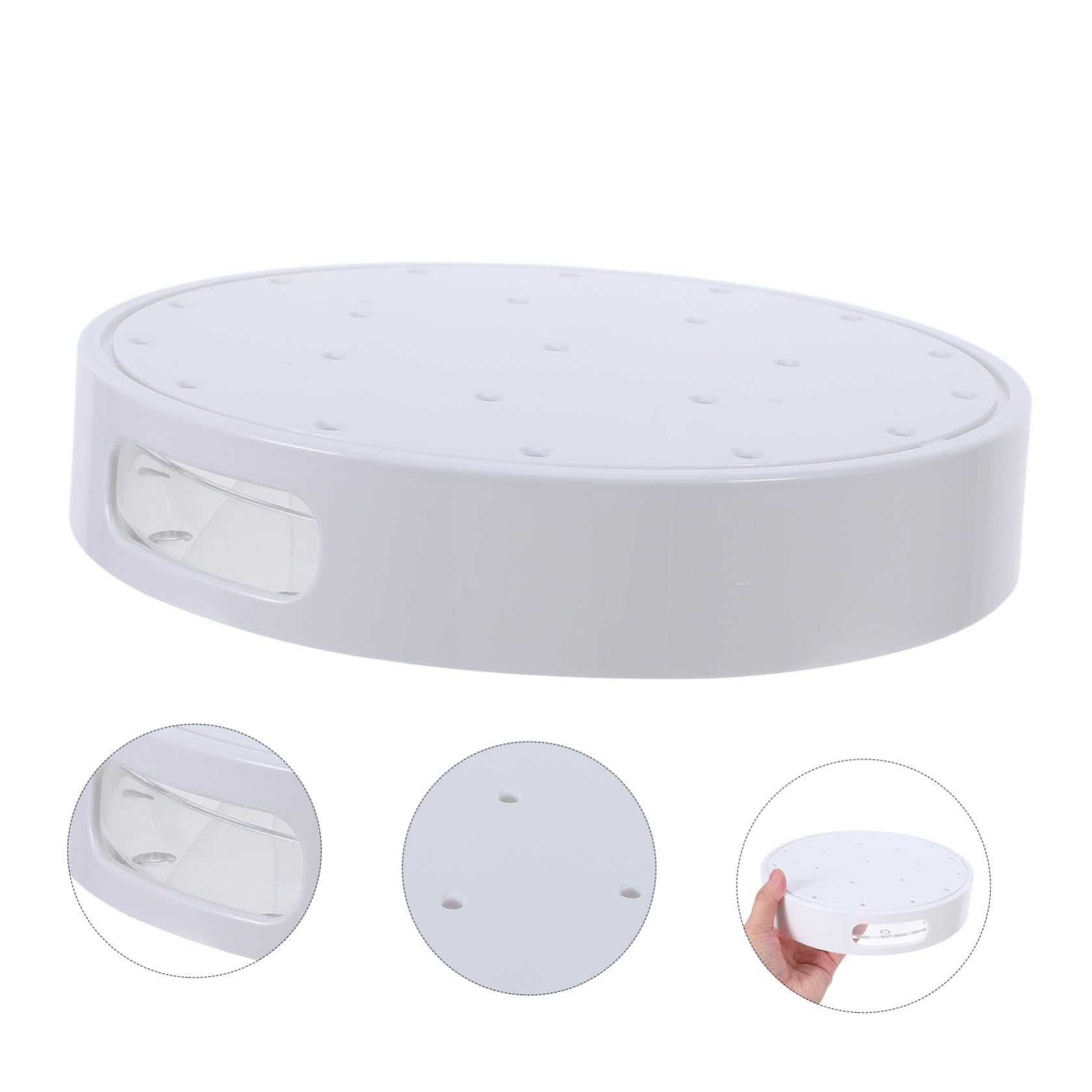 Ipetboom 2 Stück Cake Pop Präsentationsständer aus Transparentem Acryl mit 22 Fächern Runder Lollipop Halter für Dessertbuffet Geburtstagsfeiern und Catering