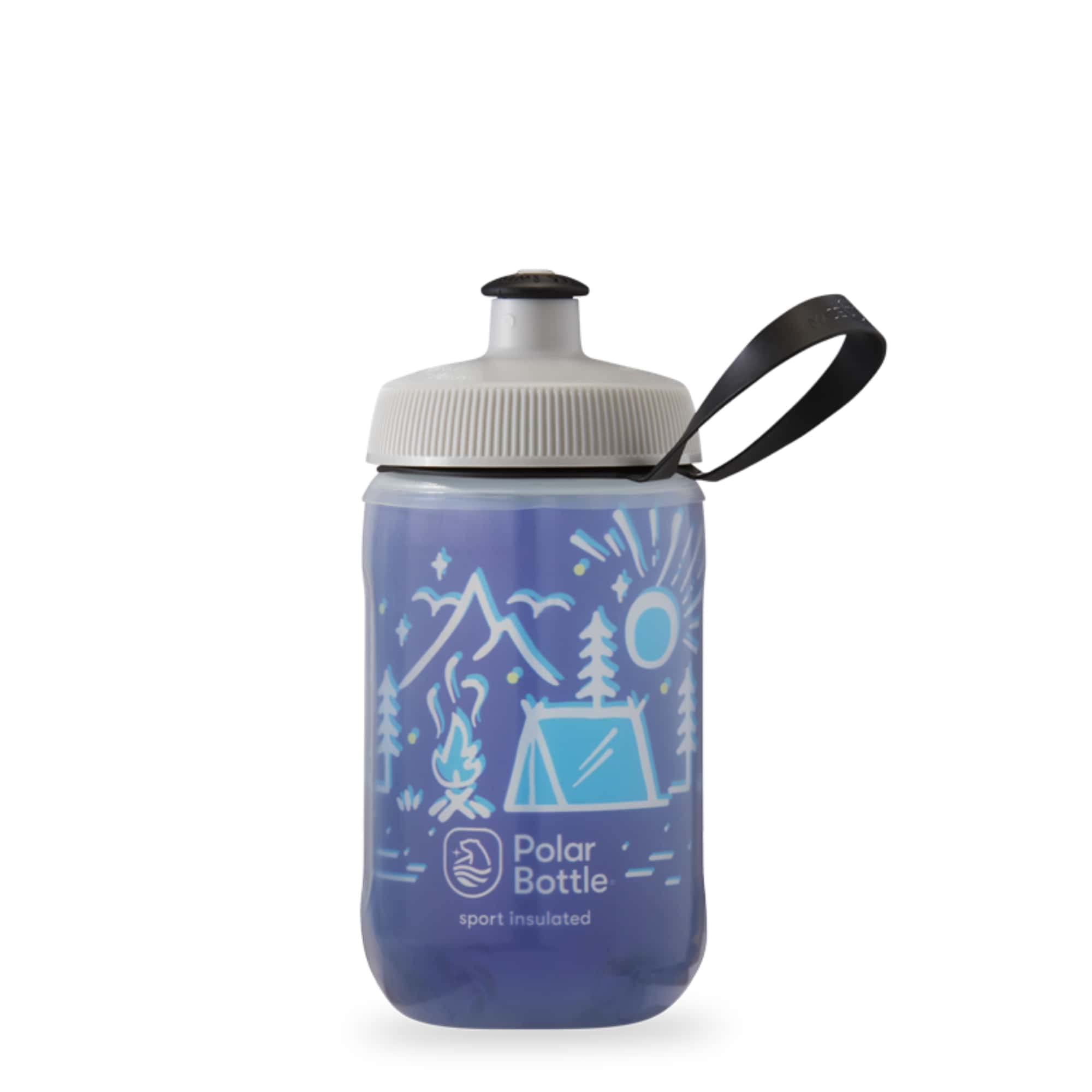 Polar Bottle Kids Insulated Water Bottle - BPA-Free, Sport & Bike Squeeze Bottle with Handle