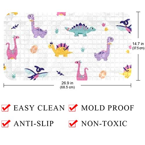 Tapis de douche anti-glissade Bennigiry évacuation d'eau rapide