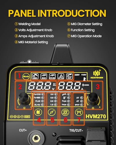 HZXVOGEN 200A 7-in-1 Welder