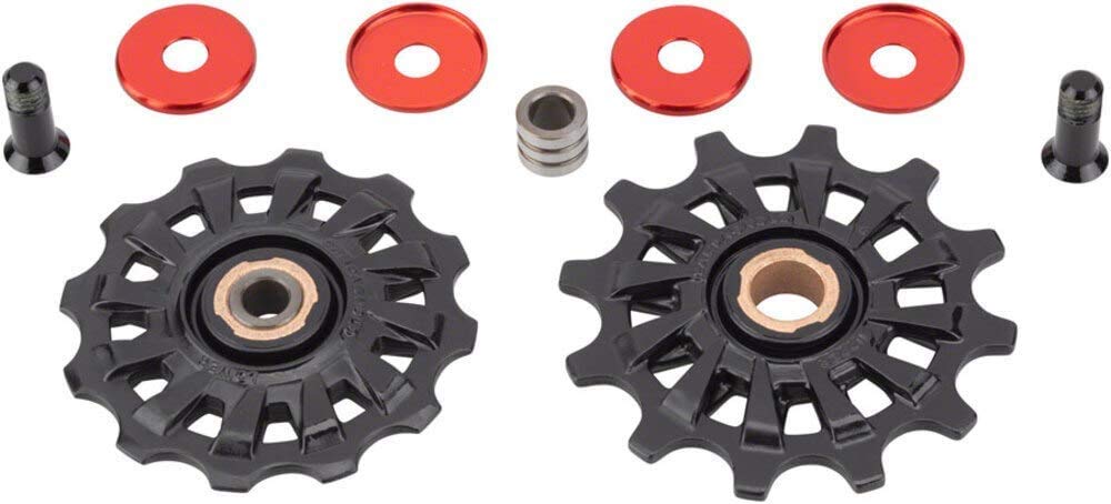 Campagnolo Record Rear Derailleur Jockey Wheels, 12 Speed, Black