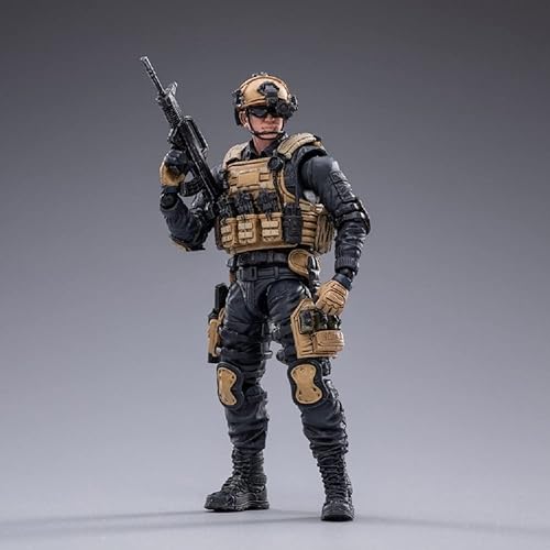 Pipigirl Figuras de acción de soldado de 118, 4 pulgadas, militares del segundo ejército, soldado de caballería, kits de modelos de soldado de