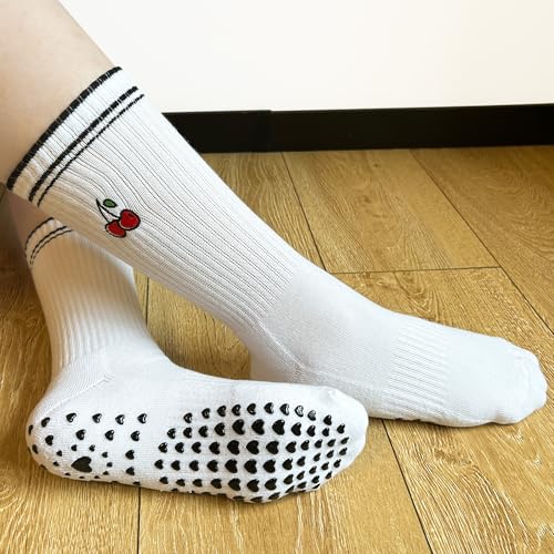Image of Grip Non-slip Cute Pilates Socks for Yoga,Barre,Reformers US Shoe Sizes 5-11