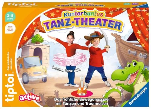 Jeu de mouvement tiptoi Ravensburger Théâtre de Danse : cadeau idéal dès 3 ans