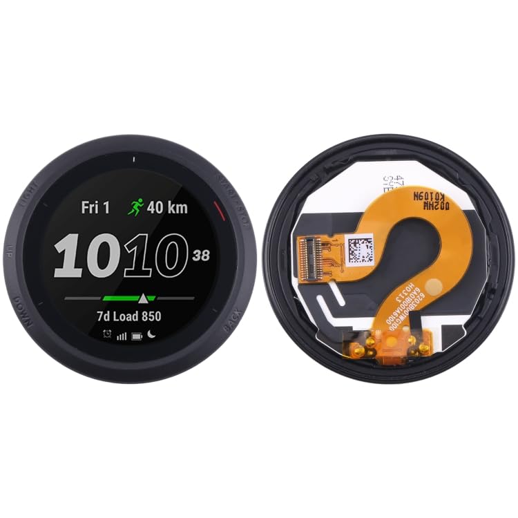 Pièce de remplacement Garmin Forerunner 745 écran LCD tactile noir