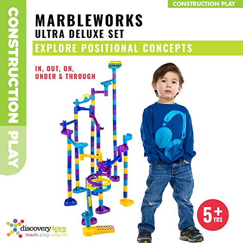 Discovery Toys Marbleworks® Marble Run Ultra Deluxe Set | Kid-Powered Learning | Stem Educational Building Block Toy Learning & Childhood Development 5 Years Old And Up #TOP4