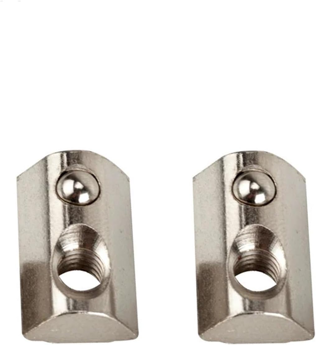 20pcs M4M5 20 30 40 T-Slot nut with Bead Aluminum Profile Marble nut Ball Hammer Sliding Carbon Steel nut Fastener(30-M5)