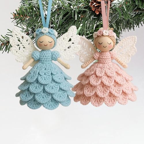 Kit DIY crochet ange Noël pour débuter facilement