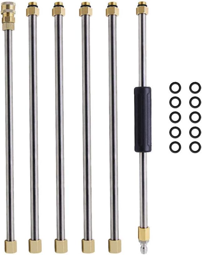 VEVOR LANCE TÉLESCOPIQUE Pour Nettoyeur Haute Pression Longueur 6358 Mm
