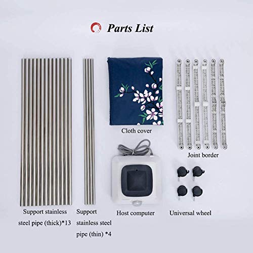 Asciugatrice Elettrica Domestica 1200W Grande capacità 15 kg Doppio Strato in Acciaio Inox Lavanderia Umida Interna Alta Efficienza Energetica Armadio Asciugatura Ad Aria Calda con Timer Automatico - Image 8