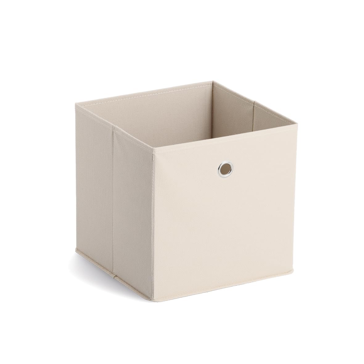 Zeller 14131 Aufbewahrungsbox aus Vlies, Beige, 28 x 28 x 28 cm