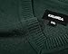 Krumba Men Oversized Sweater Vest: Plus Size Big Tall V Neck Pullover Green 6XL