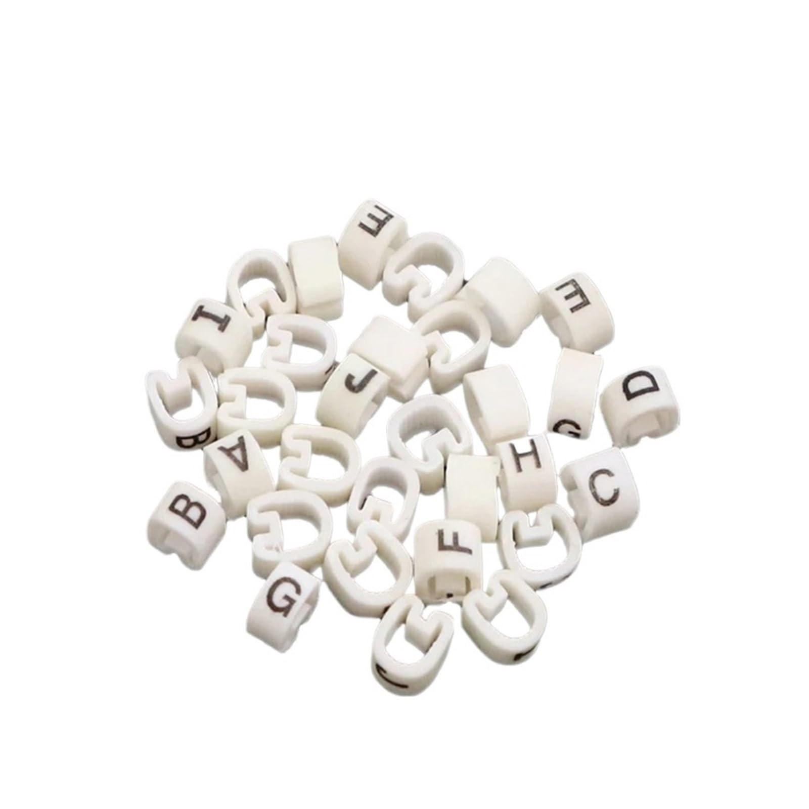 Cable Markers,Wire Marker,500/1000PCS 01234 Letter Number Circle EC-0/1/2/3 0.5/0.75/1.0/1.5/2.5/4/6mm2(1.5mm2 500pcs Yl)