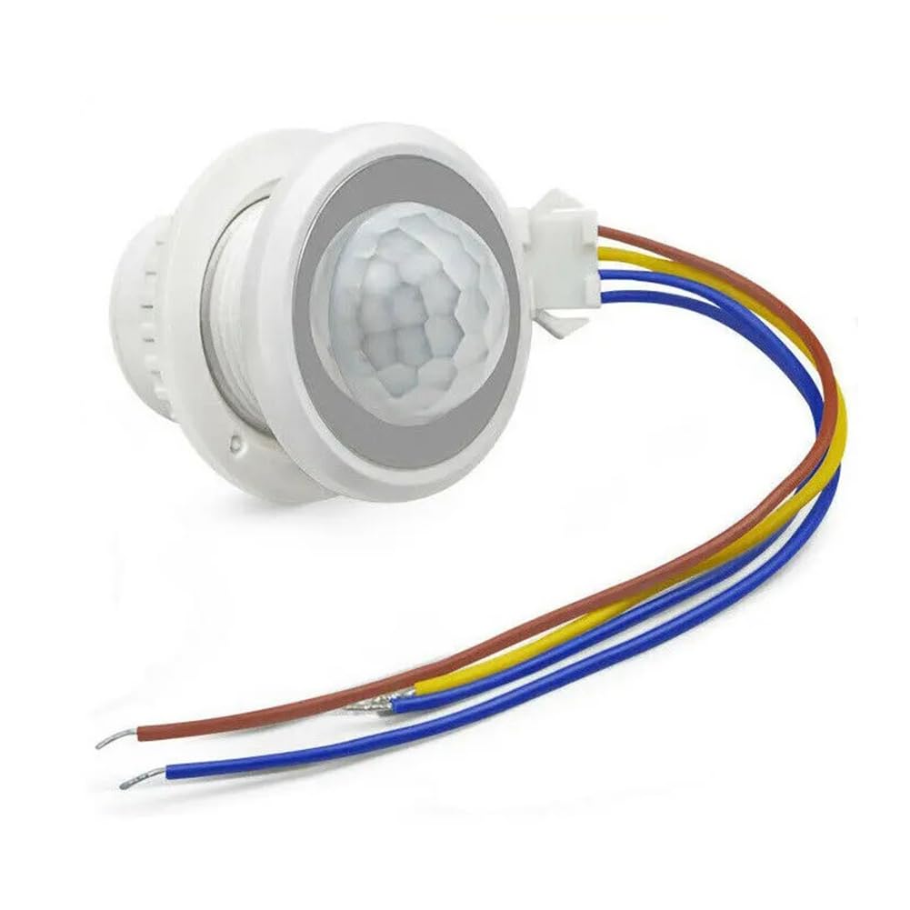 pofaa Motion Sensor Light Switch AC85-265V PIR Sensor for Lighting Time Delay Adjust Movement Detector Lamp Automatic Install