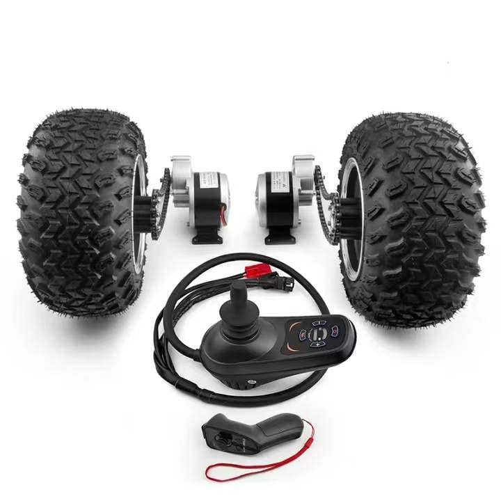 L-faster 24 V 250 W Dual Gear Motor Chain Drive 10 x 6.0 Off-Road 