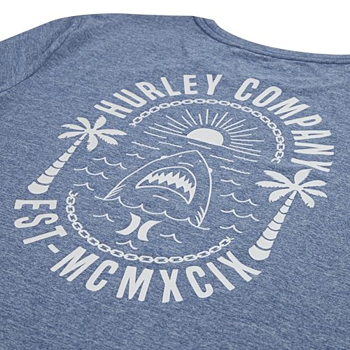 Image of Hurley Boys' Icon UPF 50+ Rash Guard Swim