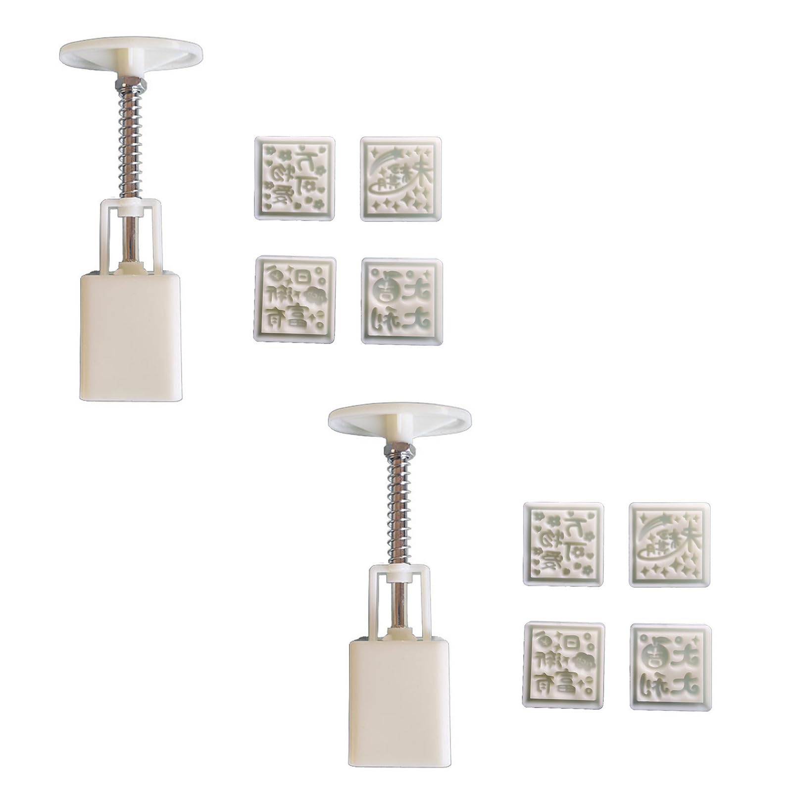 Xinsheinelry Dessert Press Molds Cookie Stamp Chinese MidAutumn Dessert Maker Decorating Tool for Making Cookie Pastries Stamp and Cutter Press for Bakings Wedding