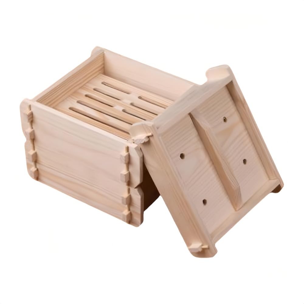 Amazon | 蒸し器 手作りの木製蒸し器 蒸し籠 四角 天然木製中華せいろ