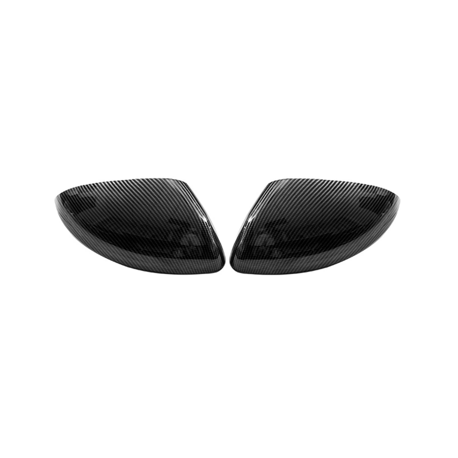 Coprispecchietti In Fibra Di Carbonio Per Renault Megane 2 MK2 (2002-2009) - 2 Pezzi, Nero Lucido, Protezione Anti Graffio